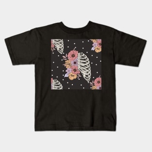 Flower Ribs Kids T-Shirt